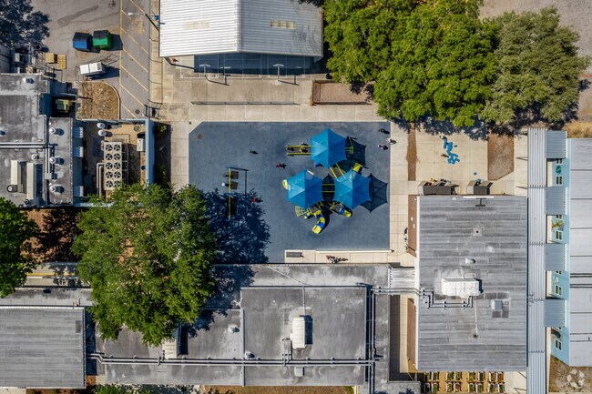 Students can enjoy breaks outside on the playground at Elisa Nelson elementary school.