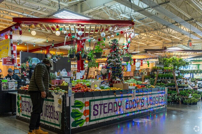 South Side locals head to the Flint Farmers Market for fresh produce.