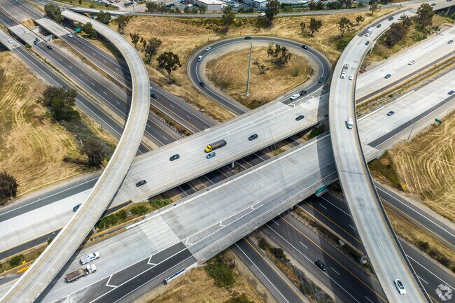 The 5 freeway is close by Sorrento Valley.