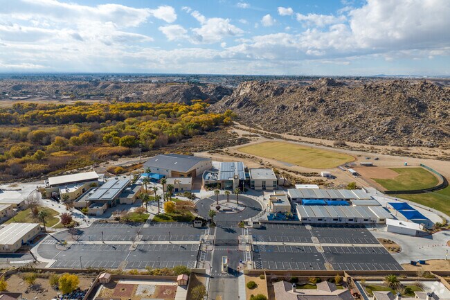Academy for Academic Excellence is a science oriented charter school by the Mojave River.