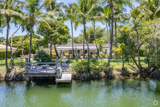 Many homes in Pinecrest offer waterfront views with private docks.