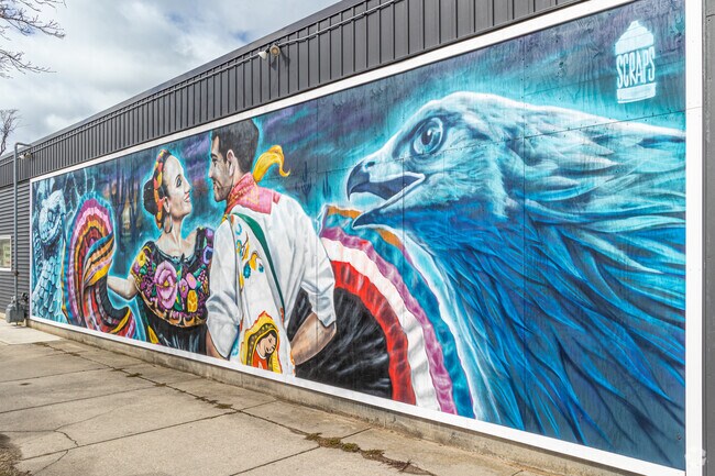 3Sixty commissions artists to paint colorful murals in the Hope neighborhood.