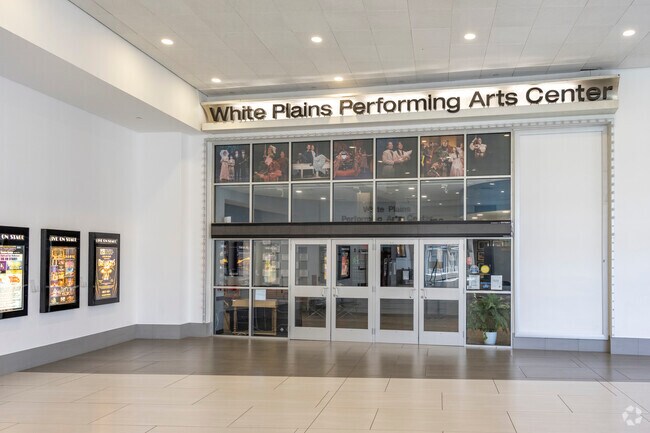 The White Plains Performing Arts Center is located a few minutes from Gedney Meadows in Downtown White Plains and offers Broadway talent close to home.