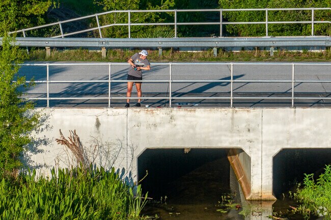 Del Prado residents love to fish, and Walsingham Park is one of the best places to do it.