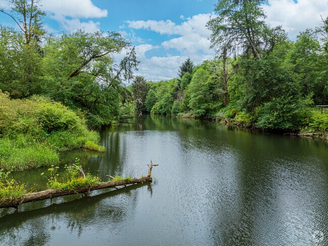 The Wiskah River runs through the beautiful Aberdeen Gardens neighborhood.