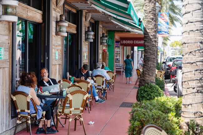 Surfside has plenty of restaurants with outdoor seating.