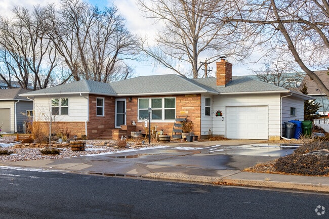 Some ranch homes can be found in the suburbs of Loveland.