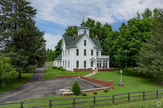 This is an old farm house that is attached to a new subdivision in Greenville.