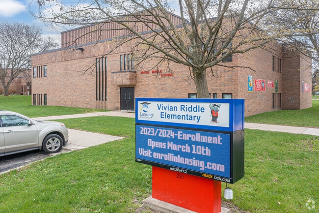 Vivian Riddle Elementary located in the Westside neighborhood in Lansing.