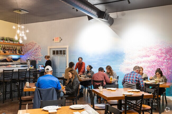 Brentwood residents treat themselves to sushi at Chelsea Fusion.