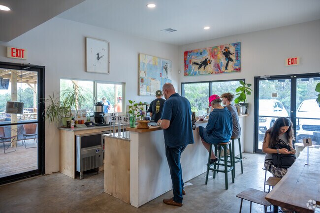 Lake Austin's residents enjoy visits to Civil Goat Coffee.