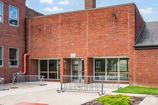 Kensington Intermediate School in Rocky River bike to school friendly.