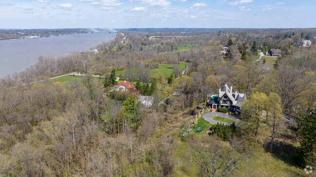 Glenview sits on a ridge overlooking the Ohio River