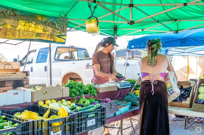 Local vendors are proud of the produce they grow for the Cave Junction Farmers Market.