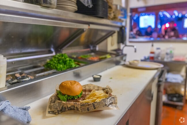 Shantytown Bar and Grill in East Bloomington is famous for its burgers.