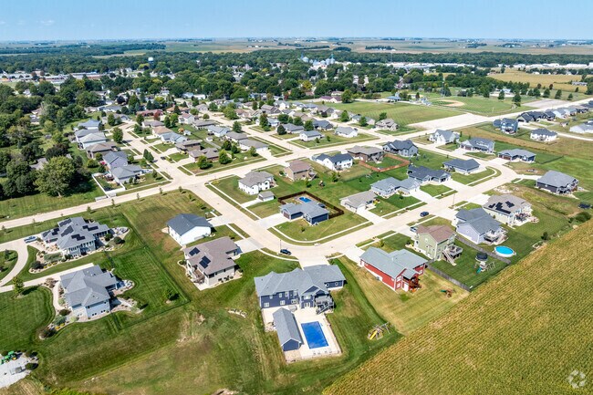 Newer residential developments are popping up on the outskirts of Hudson.