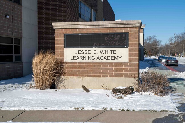 Jesse C. White Academy in Hazel Crest has 432 students that attend their school.