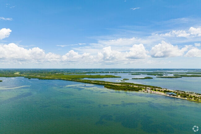 Many inlets lead into the land from the Bay in Terra Ceia.