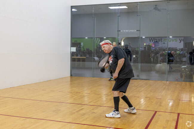 Racquetball is a big hit at MUV Fitness near Pontiac-Elgin.