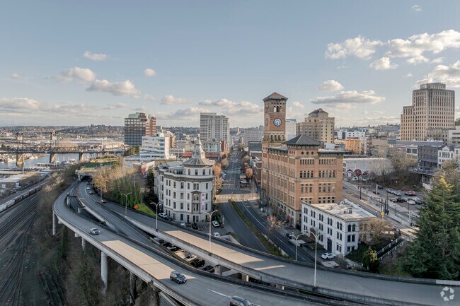 Downtown Tacoma is only 6-10 minutes from Parkland.