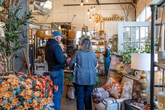 Lucky's thrift store brings visitors from the West Spokane neighborhood.