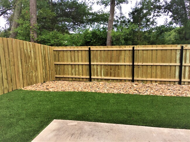 Privacy Fenced Yard