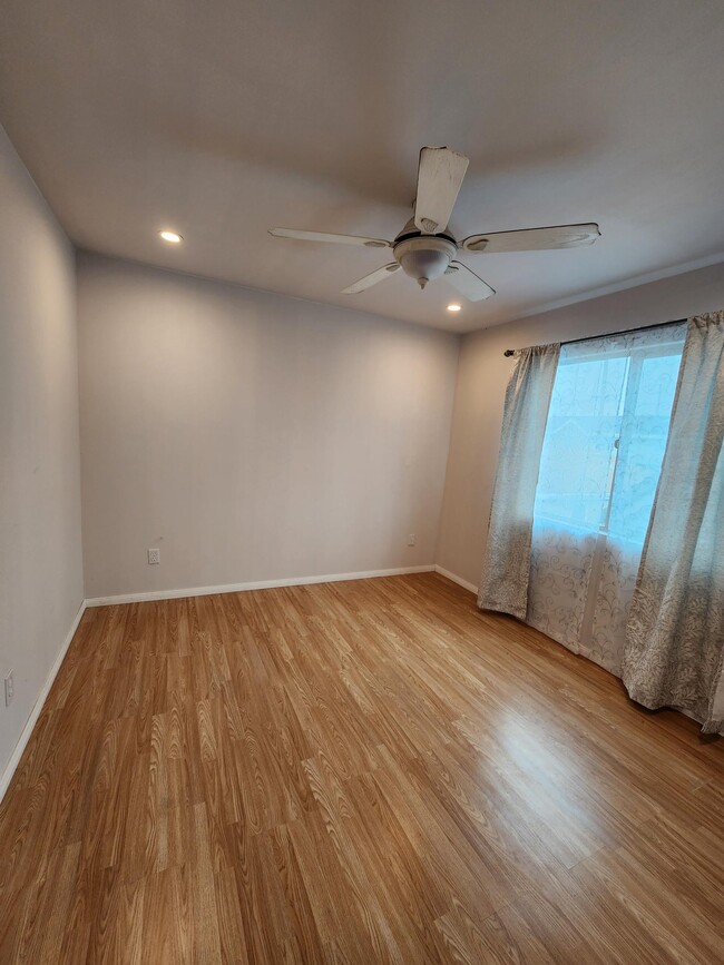 Bedroom with enough room for a queen bed