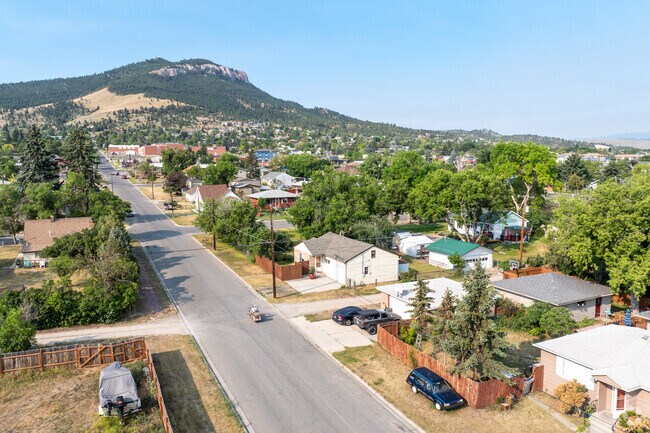 The Lower West Side neighborhood sits below Mount Helena.