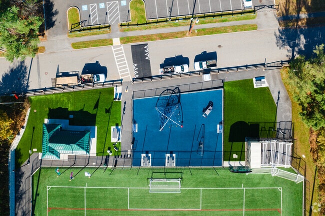 The playground at Farber Field is where families can enjoy time with their children.
