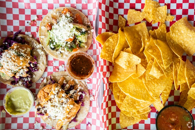 Franklinton locals love to grab some tacos from the restaurants in the area.