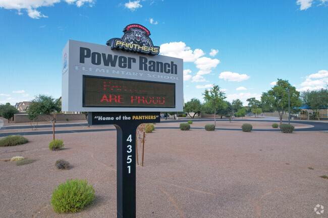 Power Ranch Elementary School in Gilbert is home of the Panthers!