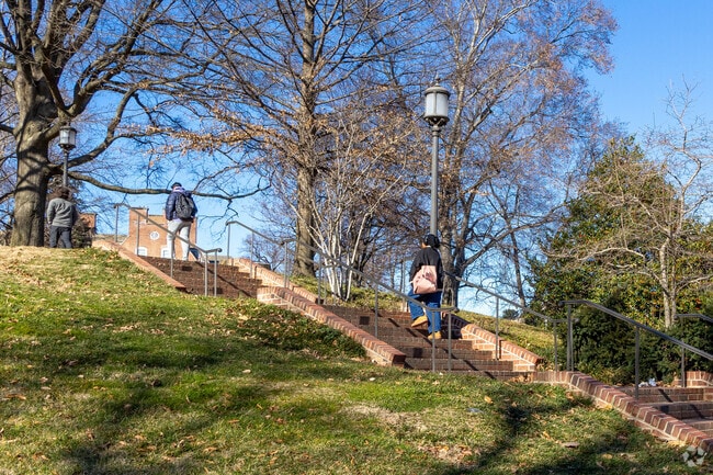 The JHU campus brings a lively and energetic energy to Waverly.