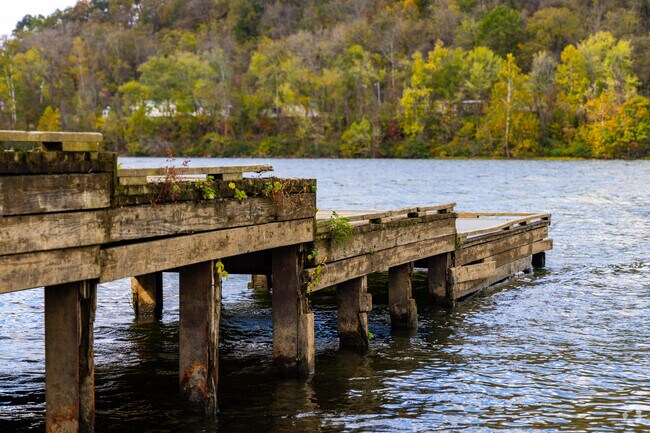 The Ohio River in Paden City offers scenic views and outdoor recreation like fishing and boating.
