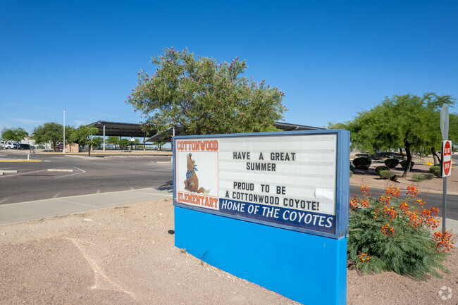 Cottonwood Elementary is located off of Rees Loop.
