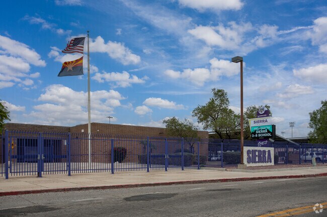 Sierra 2-8 serves grades second through eighth in Tucson, Arizona.