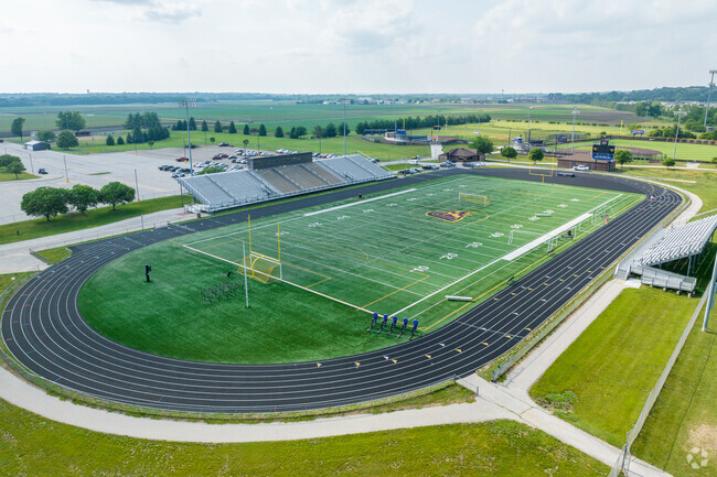 Cheer on the home team at Northwest Johnston's Johnston Middle School Football Field.