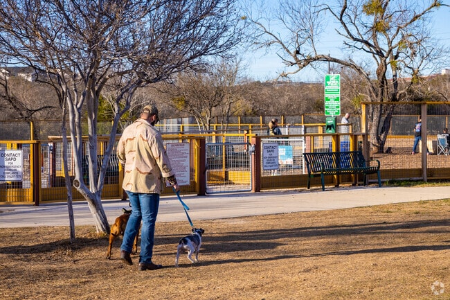 Take your dogs to play and explore at the Fox Park Dog Park.