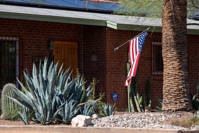 Peter Howell homes represent architecture from the 1950's, with timeless red brick.