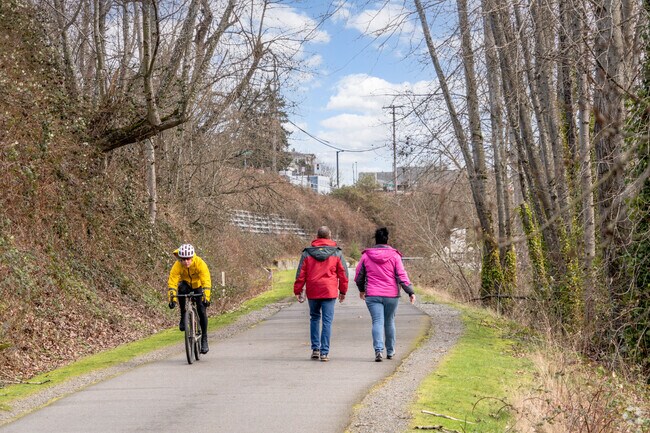 Go for a peaceful walk or a long bike ride on Burke-Gilman Trail in Downtown Kenmore.