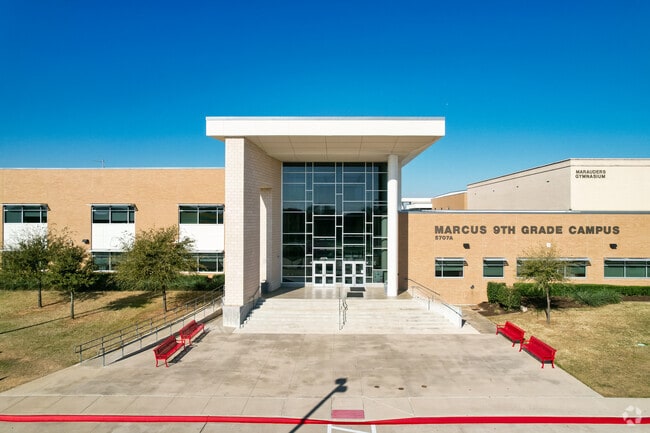 Marcus High School, in Highland Village, is a perfect place for you child to attend school.