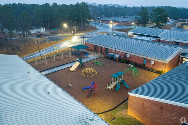 Buchanan Primary School's campus comes equipped with vibrant playgrounds.