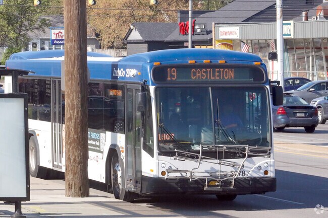 IndyGo operates the public bus system that runs through the Glendale neighborhood.