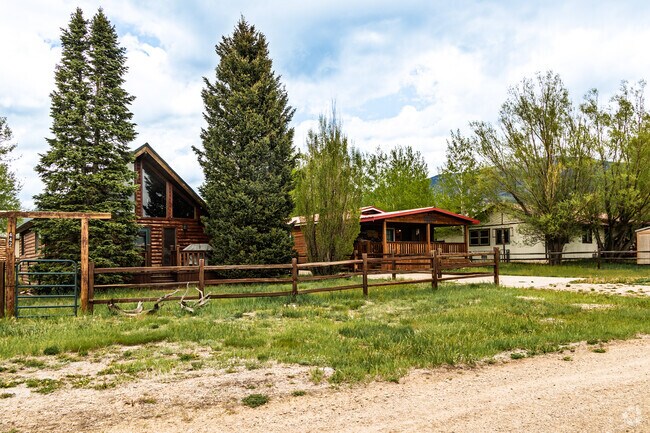 Cute cabins can be found on varying size lots throughout Eagle Nest.