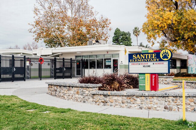 This is where students enter in Santee Elementary School located in San Jose, California.