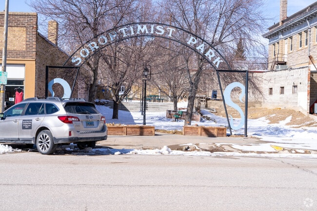 Soroptimist Park in Rawlins offers a peaceful green space for relaxation and community events.