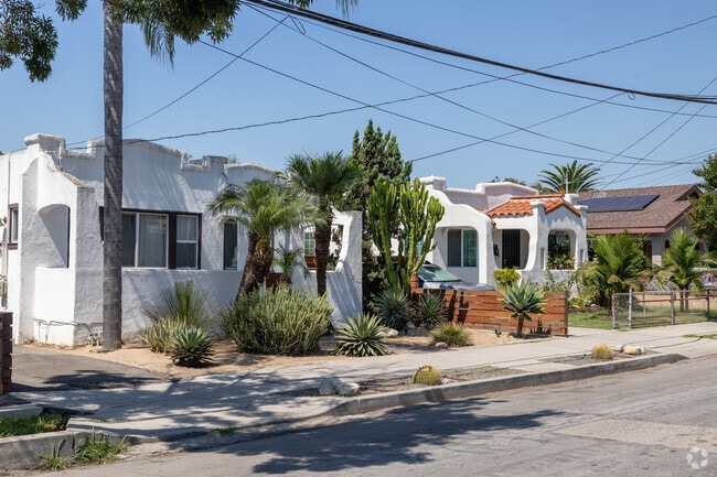 Zaferia is home to many Spanish revival homes, many with tiled roofs.