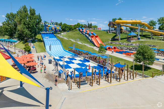 Water World, the nation’s largest waterpark, is open from Memorial Day through Labor Day.