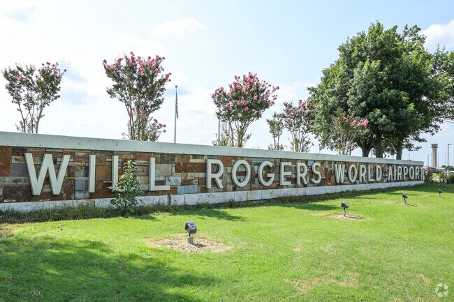 Will Rogers World Airport is just a few miles away from Harvest Hills West.