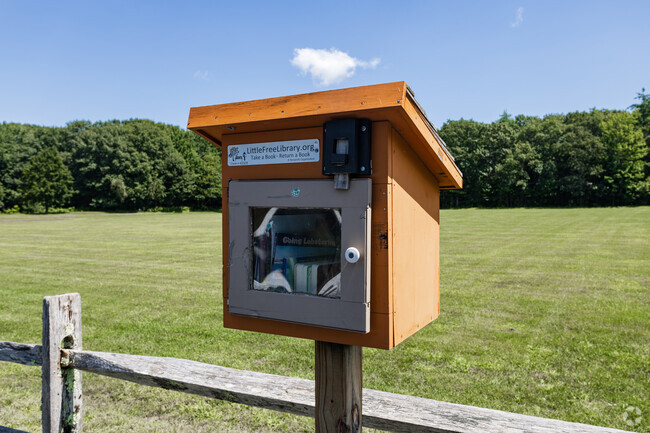 Take and leave a book at the free libraries throughout the West Scarborough neighborhood.