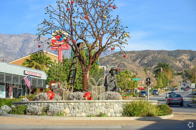 Uptown Yucaipa is a charming small town feel with local shops.